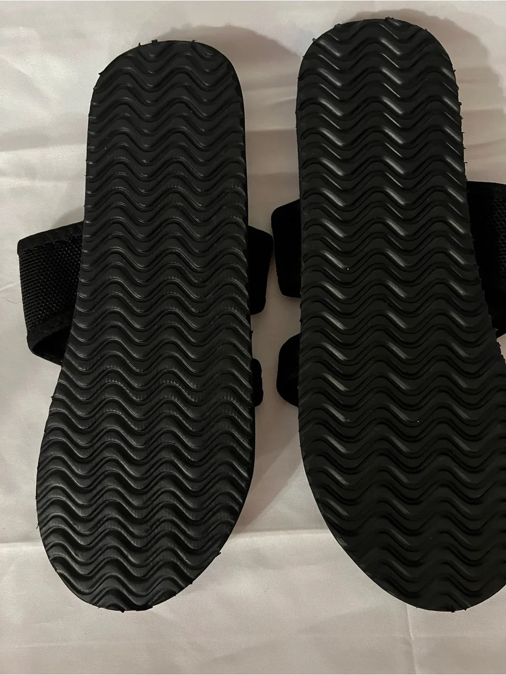 Mens Black Slide Sandals